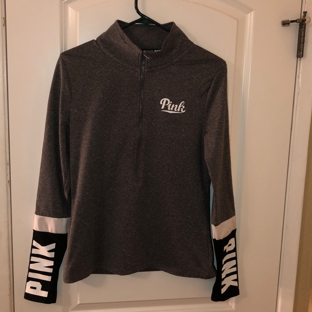 vs PINK half zip jacket